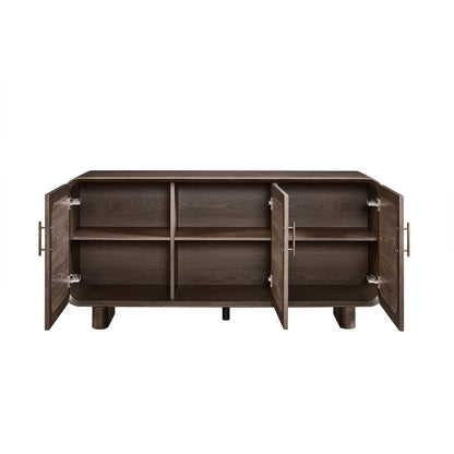 63" Hazel Vintage Curved Edge Sideboard