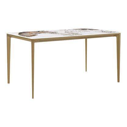 63" Teresa Rectangle Sintered Stone Dining Table