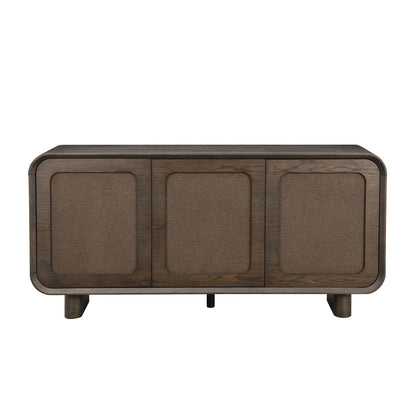 63" Hazel Vintage Curved Edge Sideboard