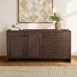 63" Hazel Vintage Wood Sideboard with Drawers