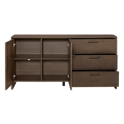 63" Hazel Vintage Wood Sideboard with Drawers