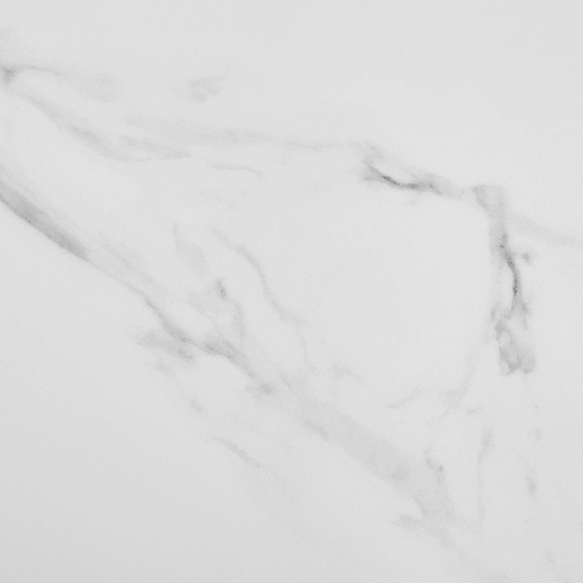 White sintered stone top with grey veining, detail of Todd sideboard surface.