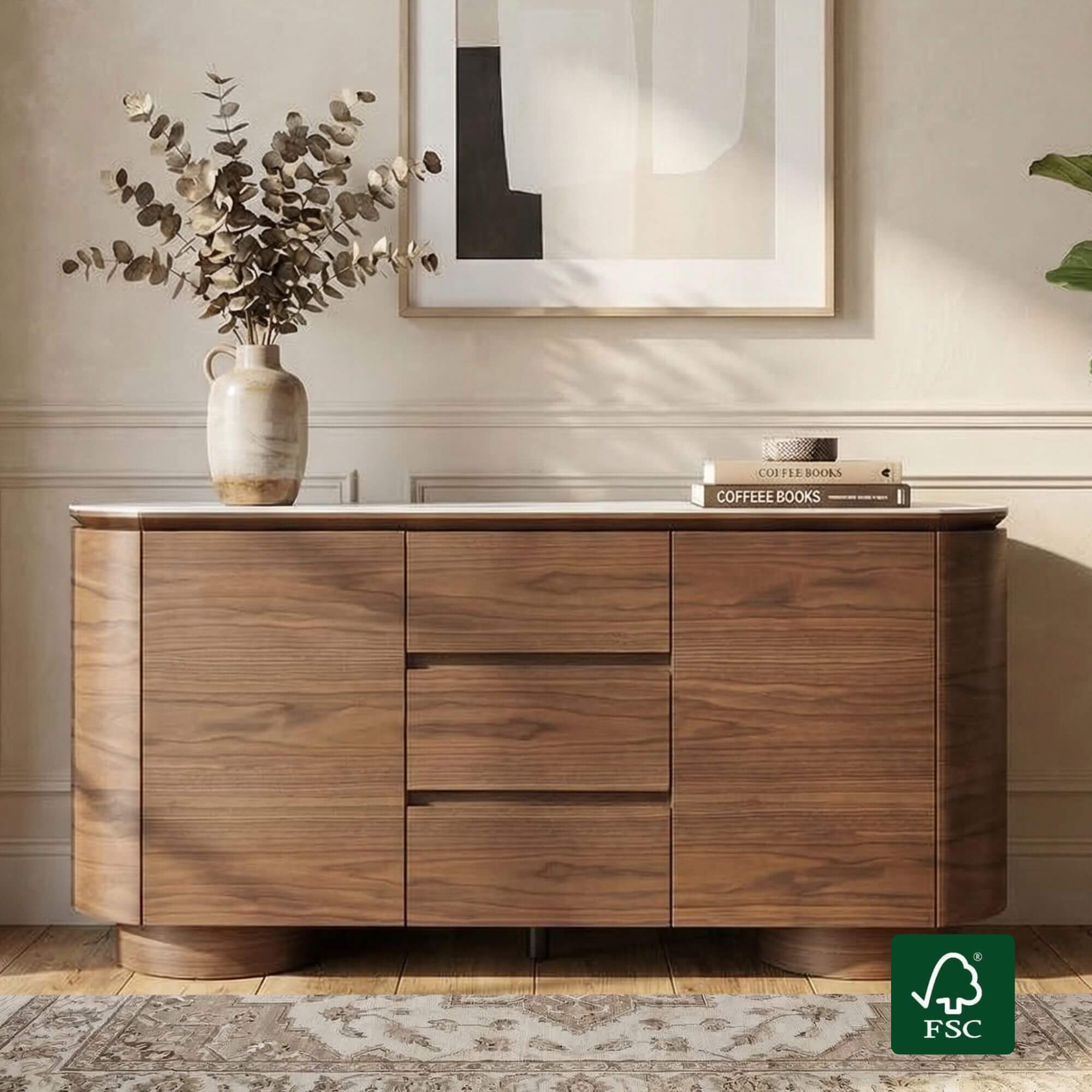 Storage Sideboards with Ample Storage | Wood, Travertine & More