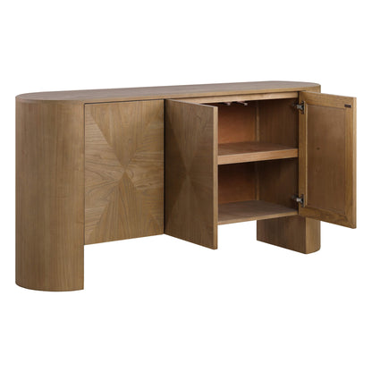 67'' Bryan Wood Pattern Push-to-Open Sideboard