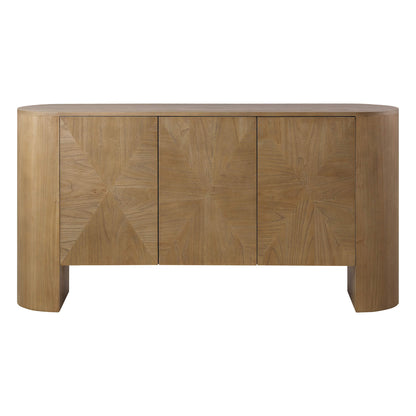 67'' Bryan Wood Pattern Push-to-Open Sideboard