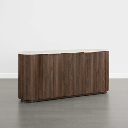 70" Bowen Fluted Wood Sideboard