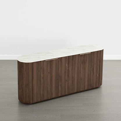 70" Bowen Fluted Wood Sideboard