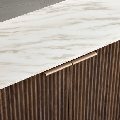 70" Bowen Fluted Wood Sideboard