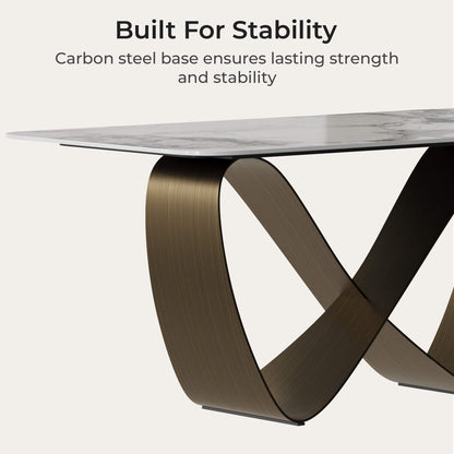 Evan Loop Sintered Stone Dining Table