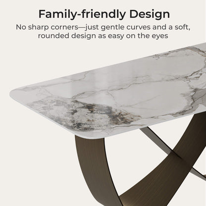 Evan Loop Sintered Stone Dining Table