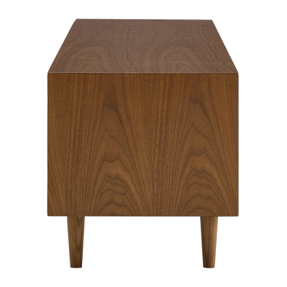71" Rowan Rattan Solid Wood TV Stand