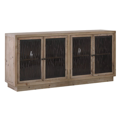 71'' Ethan Modern Farmhouse Display Sideboard Buffet