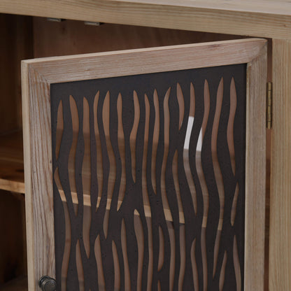 71'' Ethan Modern Farmhouse Display Sideboard Buffet