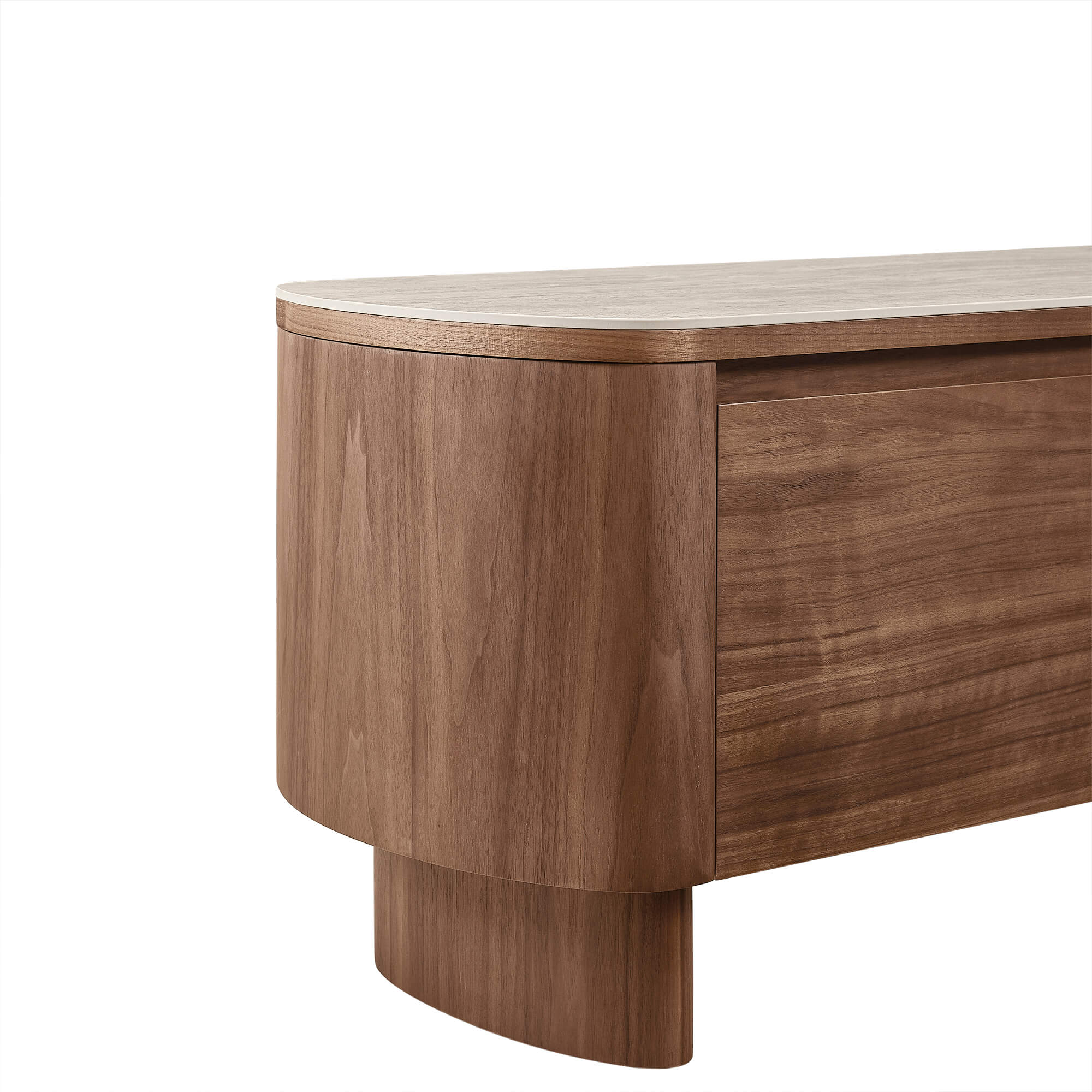 71" Chad Classic Open Shelf Functional TV Stand with Drawer