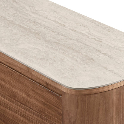 71" Chad Classic Open Shelf Functional TV Stand with Drawer