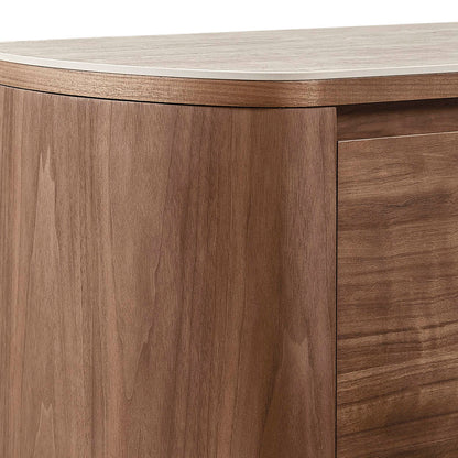 71" Chad Classic Open Shelf Functional TV Stand with Drawer