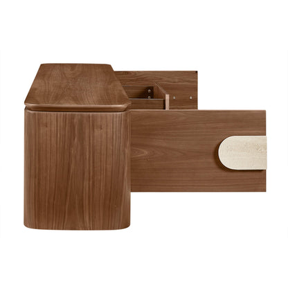 71" Otis Modern Wood Stylish Handles TV Stand