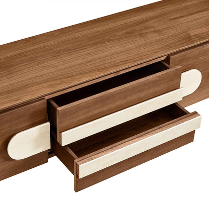 71" Otis Modern Wood Stylish Handles TV Stand