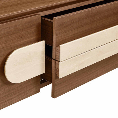 71" Otis Modern Wood Stylish Handles TV Stand