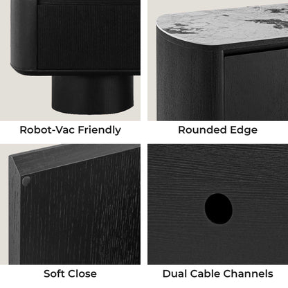 71" Rex Contemporary Multi-section Sideboard Buffet