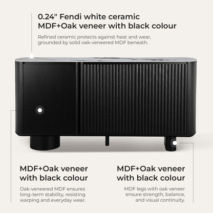 71" Rex Contemporary Multi-section Sideboard Buffet