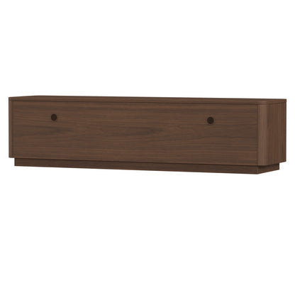 79" Coral Mid Century Fluted TV Stand with Four Doors