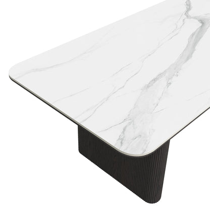 79" Irais Sintered Stone Dining Table