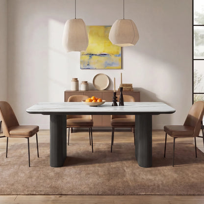 79" Irais Sintered Stone Dining Table
