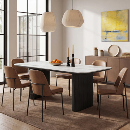 79" Irais Sintered Stone Dining Table