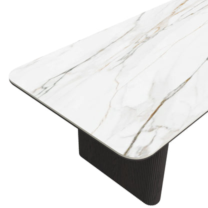 79" Irais Sintered Stone Dining Table
