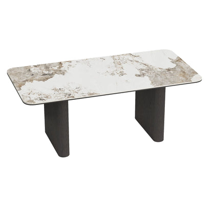 79" Irais Sintered Stone Dining Table
