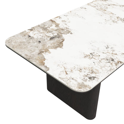 79" Irais Sintered Stone Dining Table