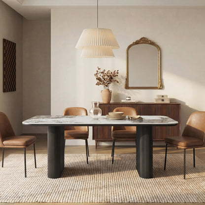 79" Irais Sintered Stone Dining Table