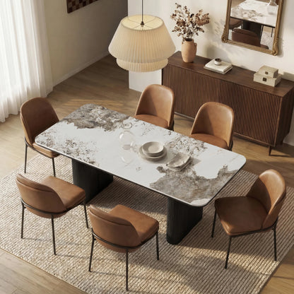 79" Irais Sintered Stone Dining Table