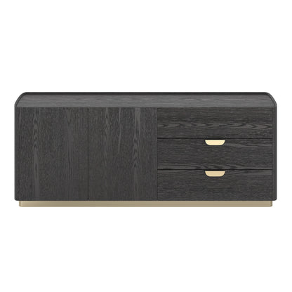 79" Riley Modern Sideboard with Metal Handles