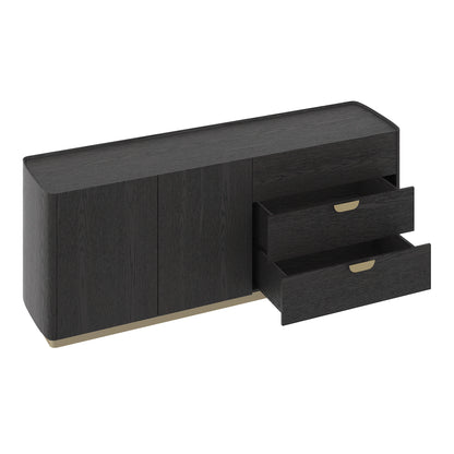 79" Riley Modern Sideboard with Metal Handles