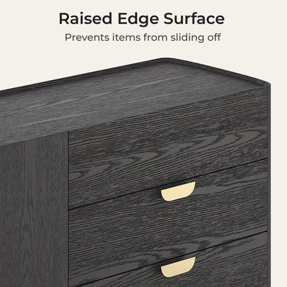 79" Riley Modern Sideboard with Metal Handles