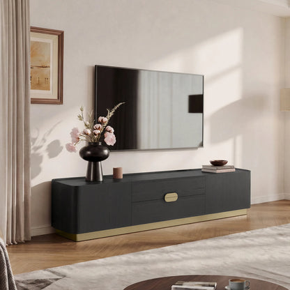 79" Riley Large-Capacity Media Console with Metal Handles