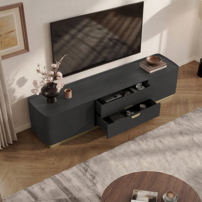 79" Riley Large-Capacity Media Console with Metal Handles