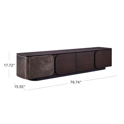 79" Samuel Rounded Panel TV Media Console