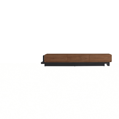 Vanessa Extendable Solid Wood TV Media Console, 79"-110"