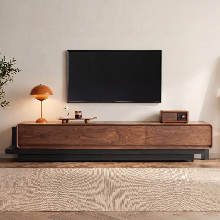 Vanessa Extendable Solid Wood TV Media Console, 79