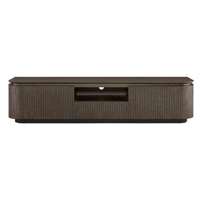 79" Moore Modern Marble Design Wood TV Stand with Drawer