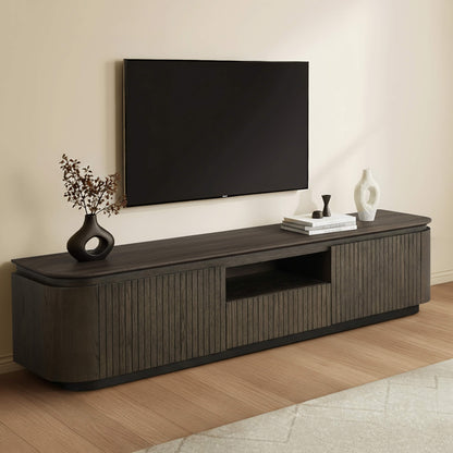 79" Moore Modern Wood TV Stand with Drawer