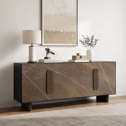 79" Vito Metal-Accent Large-Capacity Sideboard