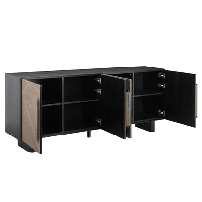 79" Vito Metal-Accent Large-Capacity Sideboard