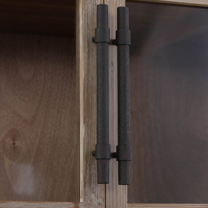 83'' Ethan Farmhouse Tall Display Cabinet Sideboard