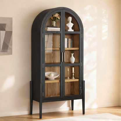 83'' Kyle Arched Tall Cabinet Sideboard