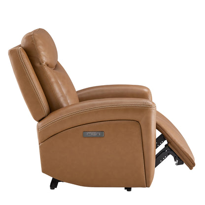 Callan Genuine Leather Zero Gravity Recliner with Adjustable Power Headres