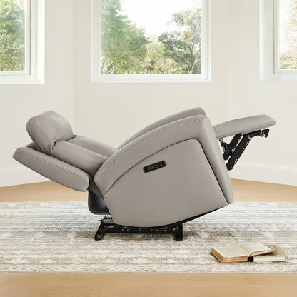 Callan Genuine Leather Zero Gravity Recliner with Adjustable Power Headres